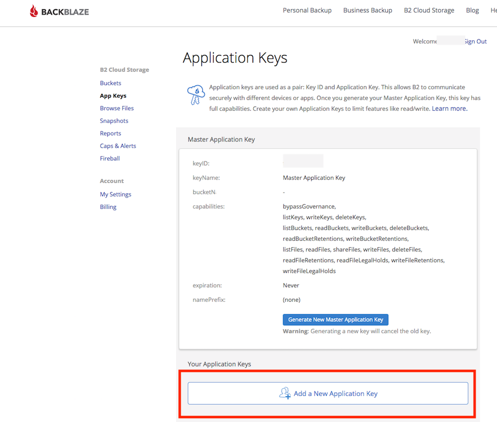 BackBlaze(b2) integration/b2_app_key.png