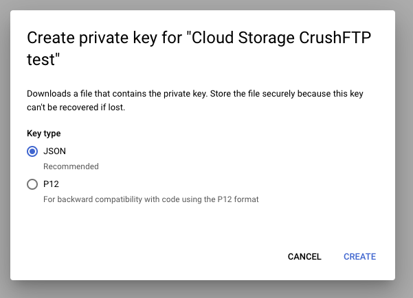 Google Cloud Storage Integration/service_account_private_key.png